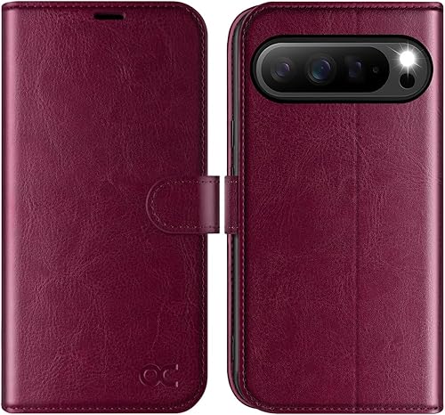 OCASE Compatible with Google Pixel 10 Pro XL Wallet Case, PU Leather Flip Folio 