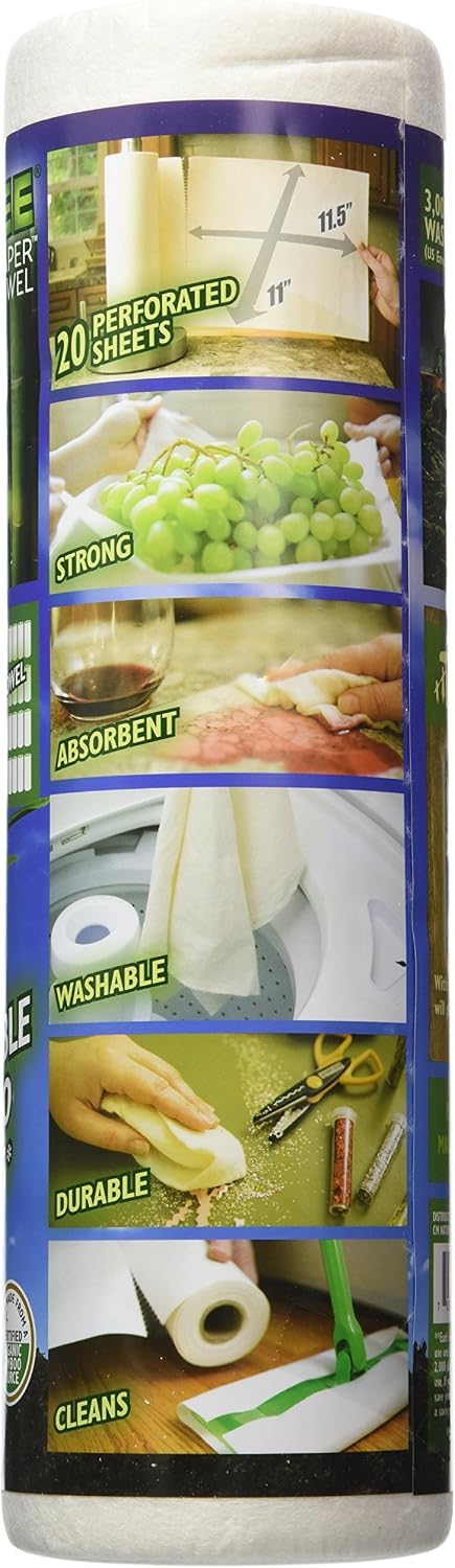 Bambooee Reusable Bamboo Towel ( Single roll, each roll comes with 20 sheets of Bamboee Towels)