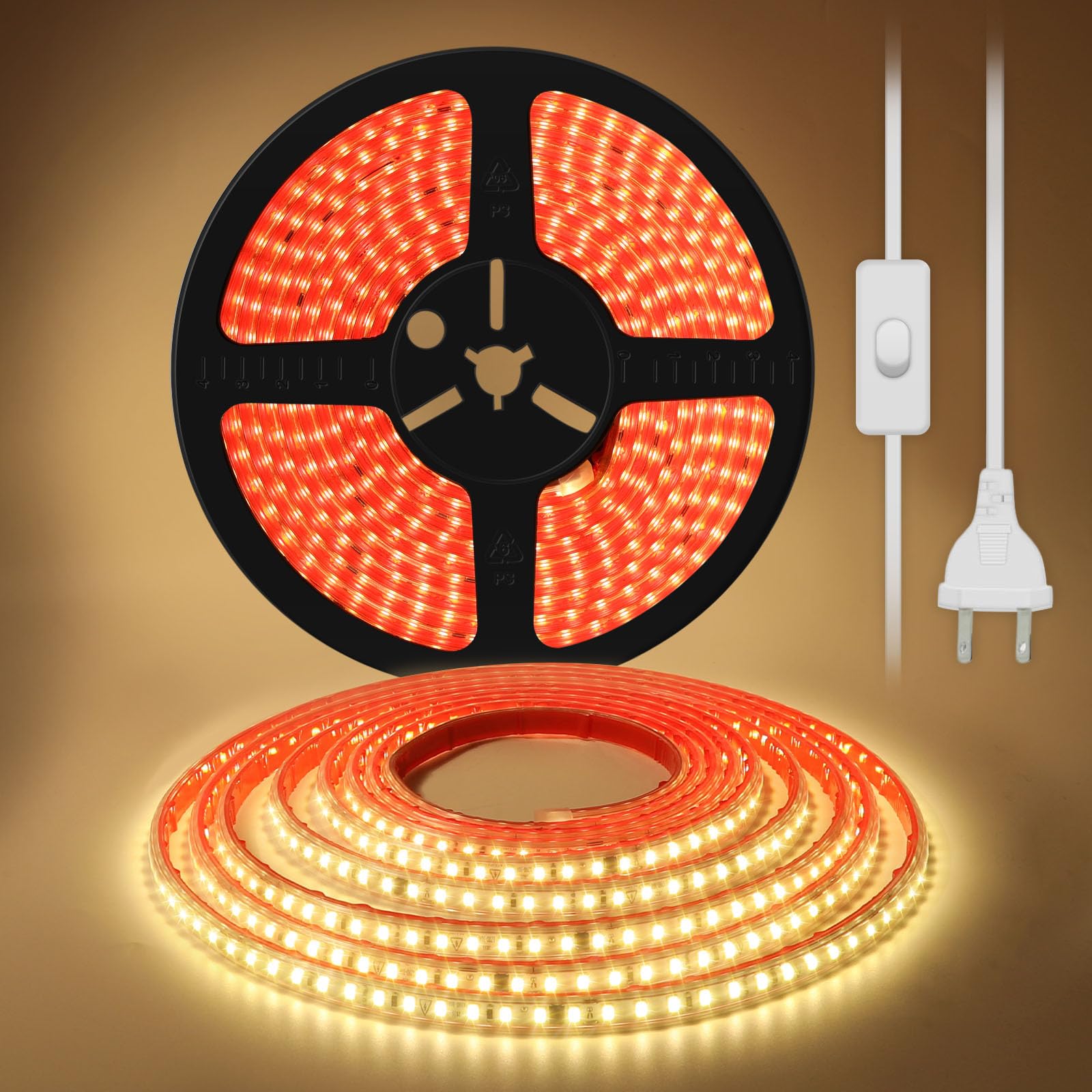 120 Volt Led Tape Light RGB LED Strip 5m Roll | High Density | IP54/65