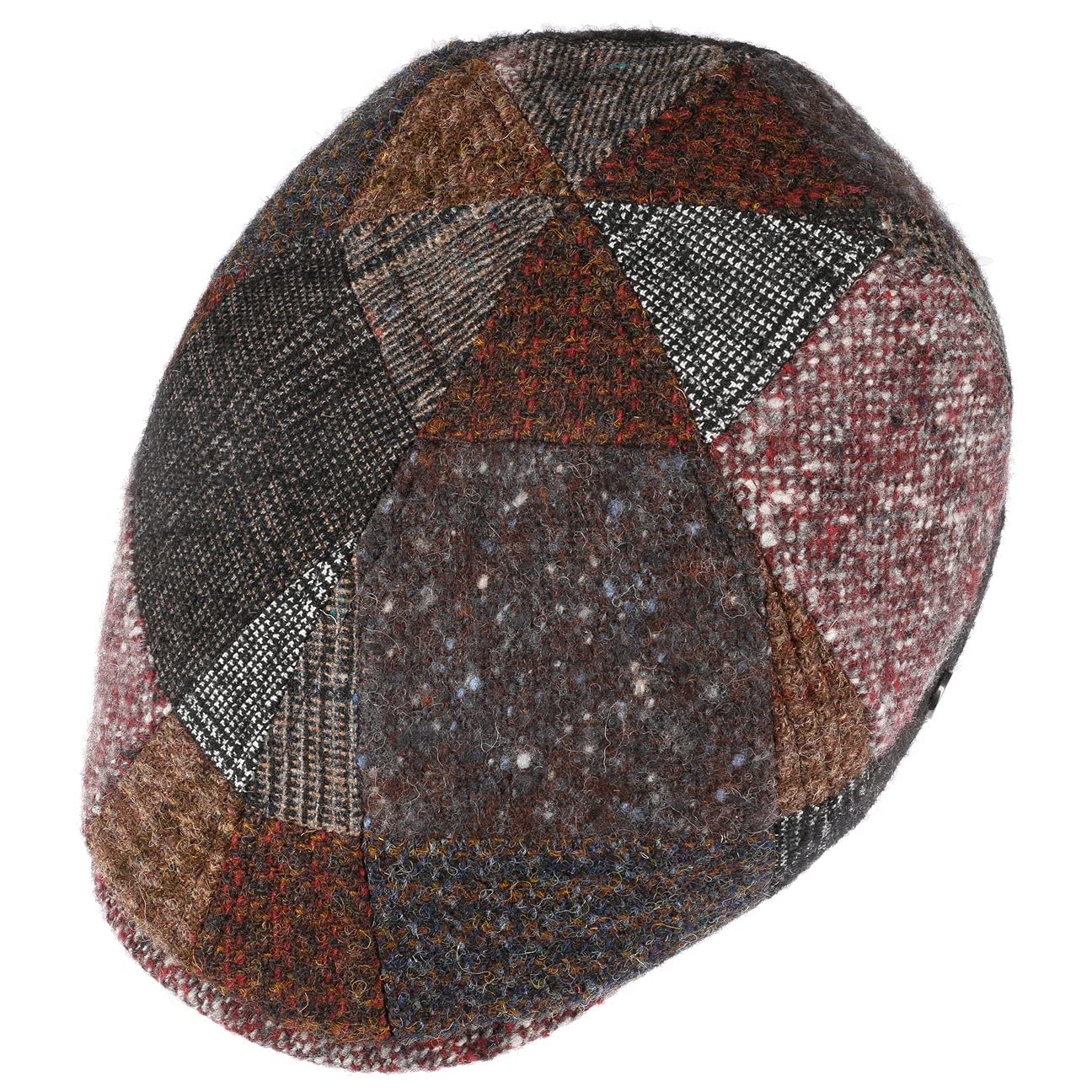 Lierys Delico Patchwork Flat Cap Women/Men Brown 7-7 1/8