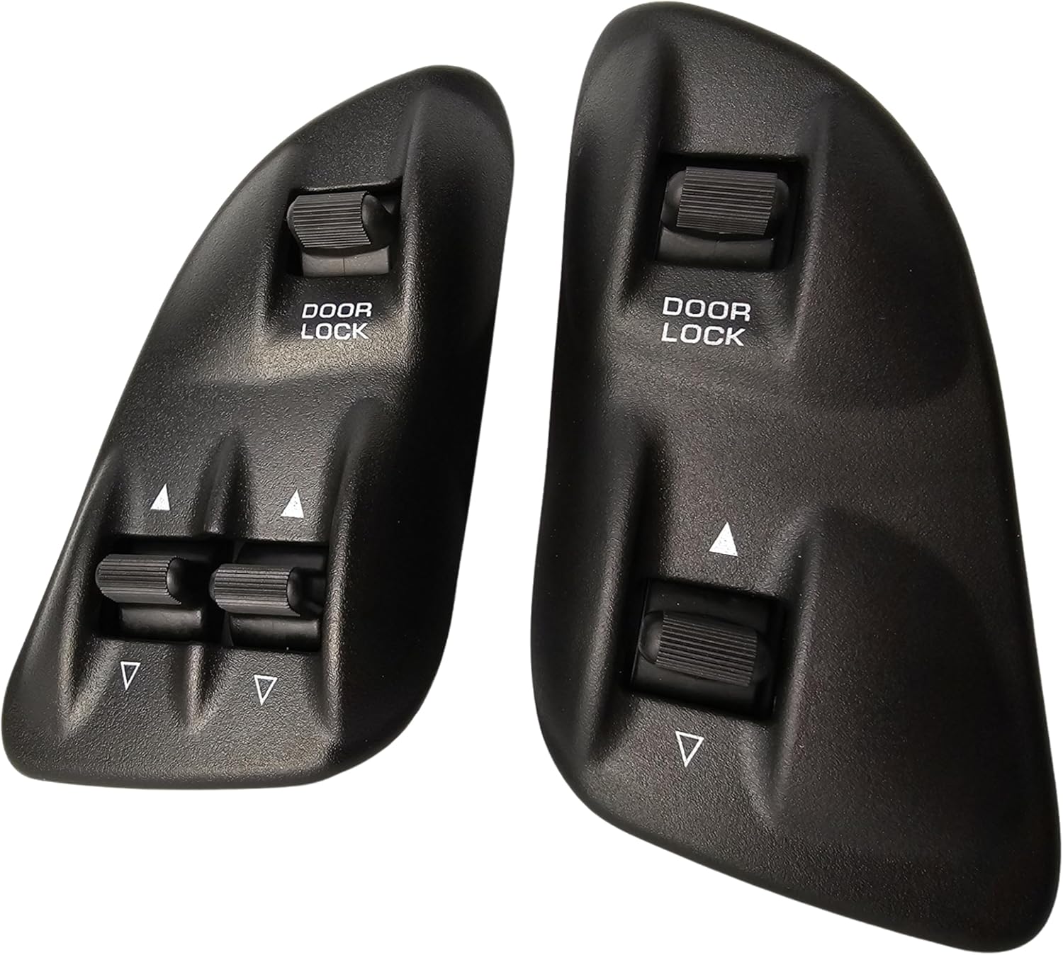 SWITCHDOCTOR Window Master Switch, Master Bezel, Front Passenger Bezel, Lock, Window Switch Set for 1994-1997 Dodge Ram, 1997 Dodge Dakota (Regular Cab, Single Cab, Club Cab, Standard Cab)