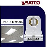 Satco 80-1254 Slide-On Mounting Rapid Start Bulb with 20 Gauge Slots Upper & Lower – view 6