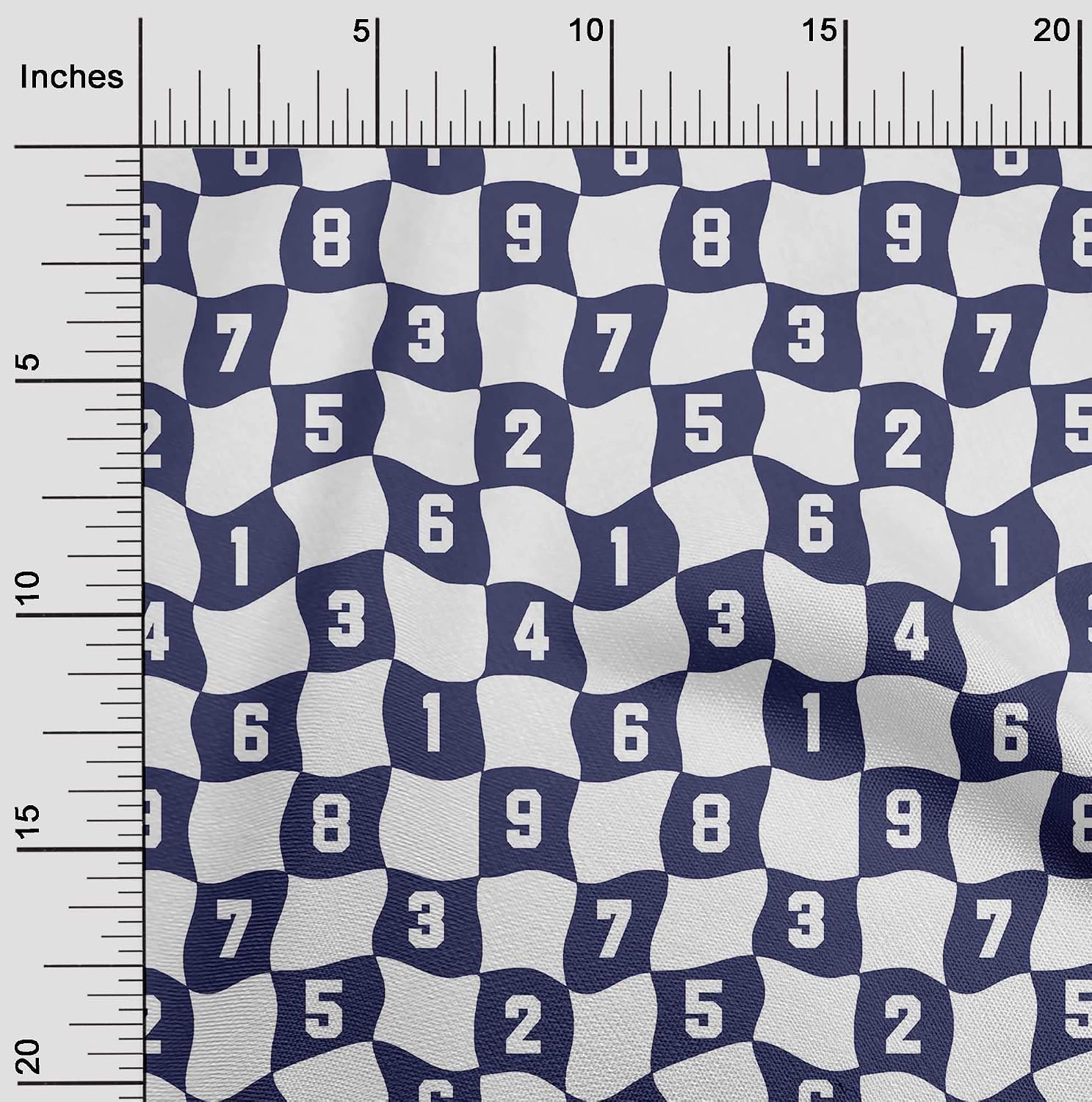 oneOone Viscose Chiffon Blue Fabric Sports Sewing Material Print Fabric by The Yard 42 Inch Wide