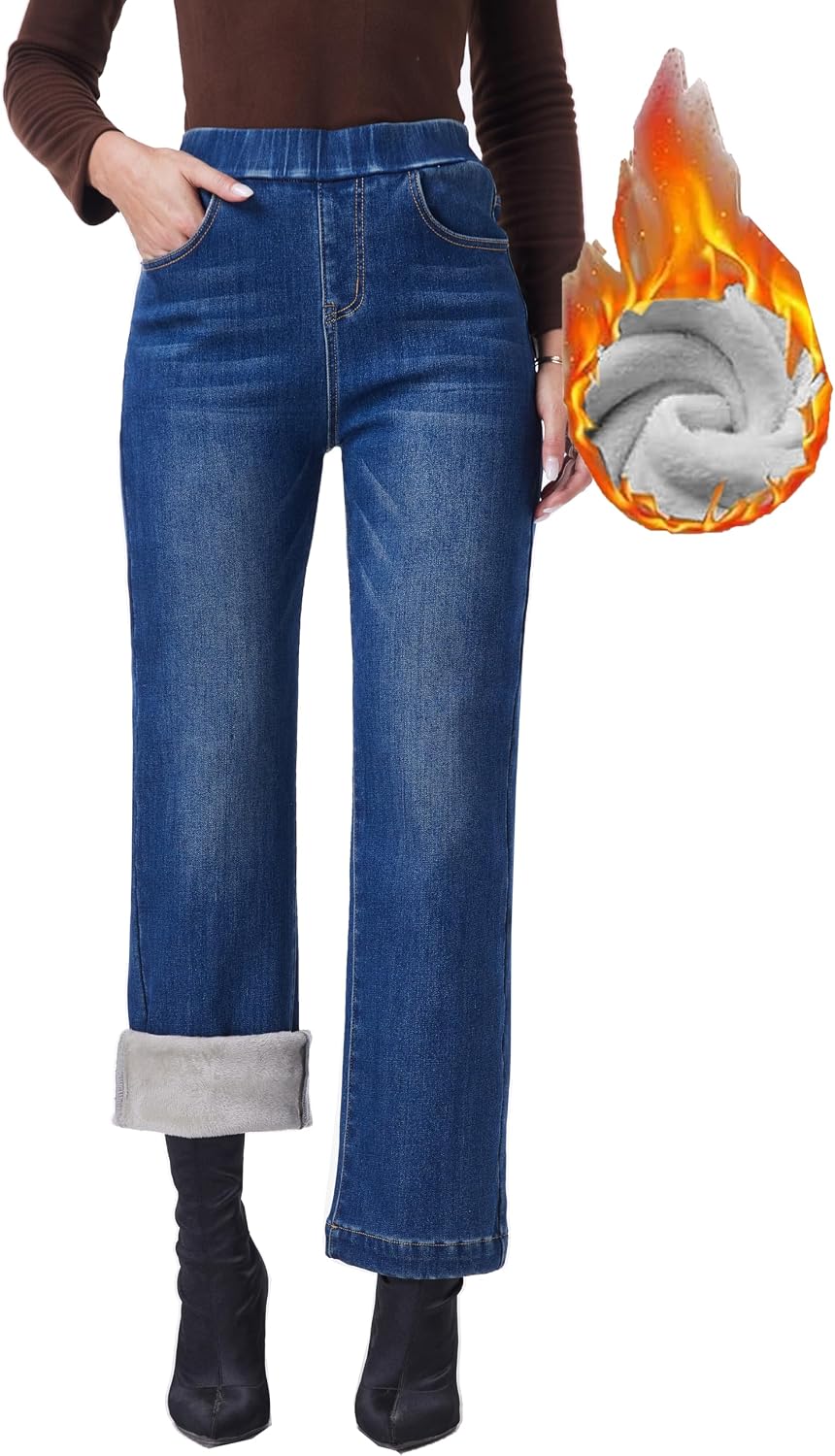 Extraordinary Jeans With Fleece Lining Womens Gallery