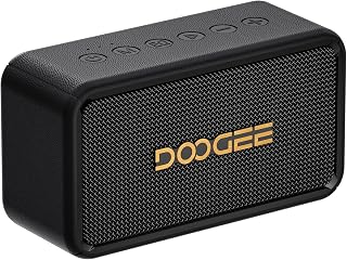 FIELDECHO Waterproof Portable Bluetooth Speaker, 19H Playtime | IP67 Waterproof, Deep Bass, Bluetooth 5.3, TWS Stereo, USB/TF/AUX, 80W Wireless Speaker for Party/Home/Outdoors/Travel-Black
