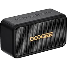 Portable Speaker, 65W Loud Stereo Wireless Speaker with Deep Bass, IP67 Waterproof Wireless Home Speakers with 19H Playtime, TWS Pairing, DSP EQ, USB/TF/AUX, Retro Speaker Home Party - Black