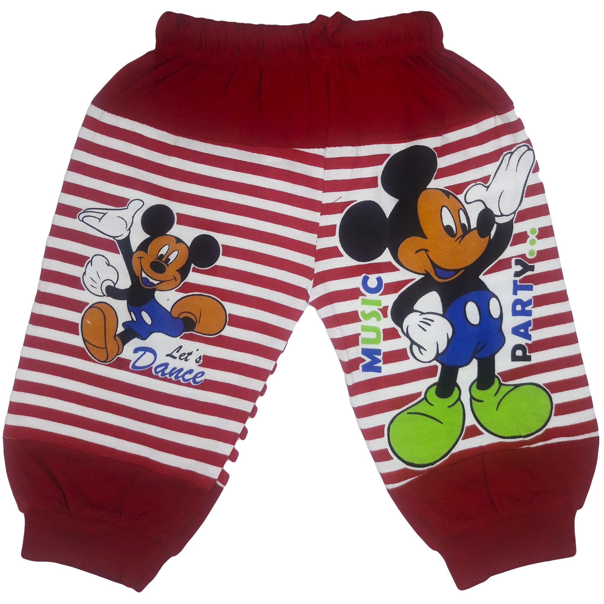 Khwahish Kids Cotton Unisex Multi-Coloured Printed Full Length Relaxed Loose Fit Ribbed Pajama Pants (4-5 Year) Combo Pack of 5 Pieces. 1