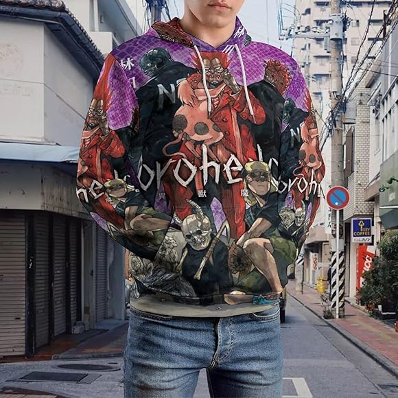 Amazon.co.jp: [idra] ドロヘドロ Dorohedoro 男女兼用パーカーメンズ 