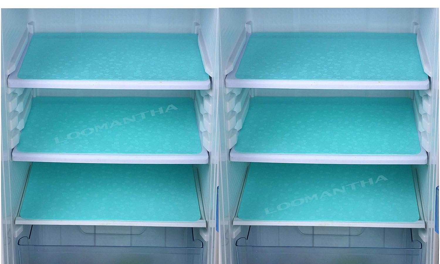 Buy LOOMANTHA miles to go. Pack of 6 Double Coin Fridge Mat