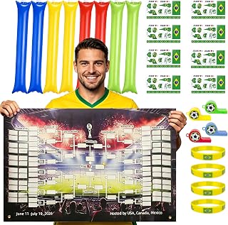 Wildarms Brazil Soccer Fan Cheer Set (Brazil)