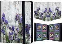 Vista 8 de Carpeta para tarjetas coleccionables de 4 bolsillos, 160 tarjetas, libro con banda elástica que se adapta a la mayoría de tarjetas