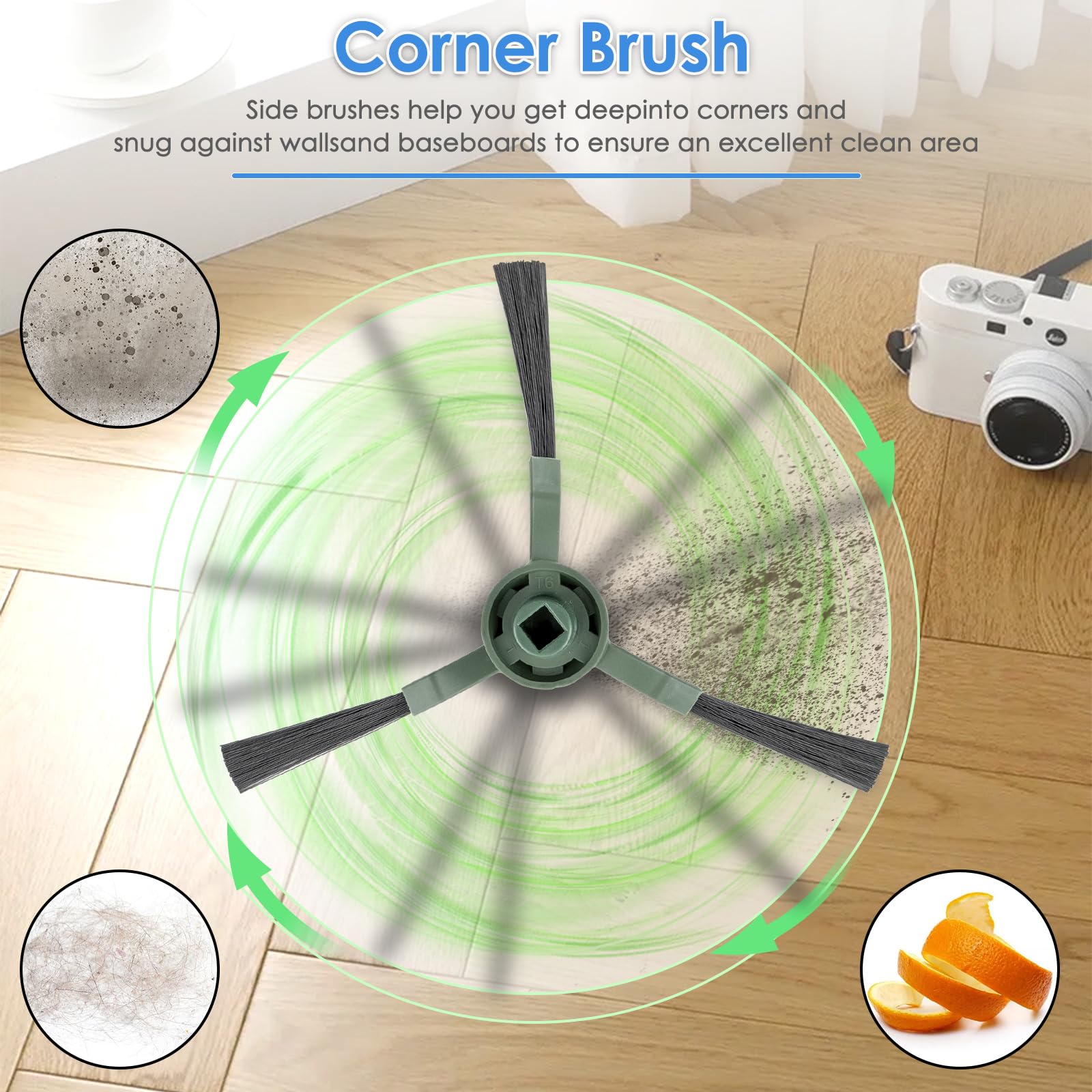 2 Brosses Principales De Rechange Pour Roomba 105 Et Combo Essential - Pour Robot Aspirateur IRobot