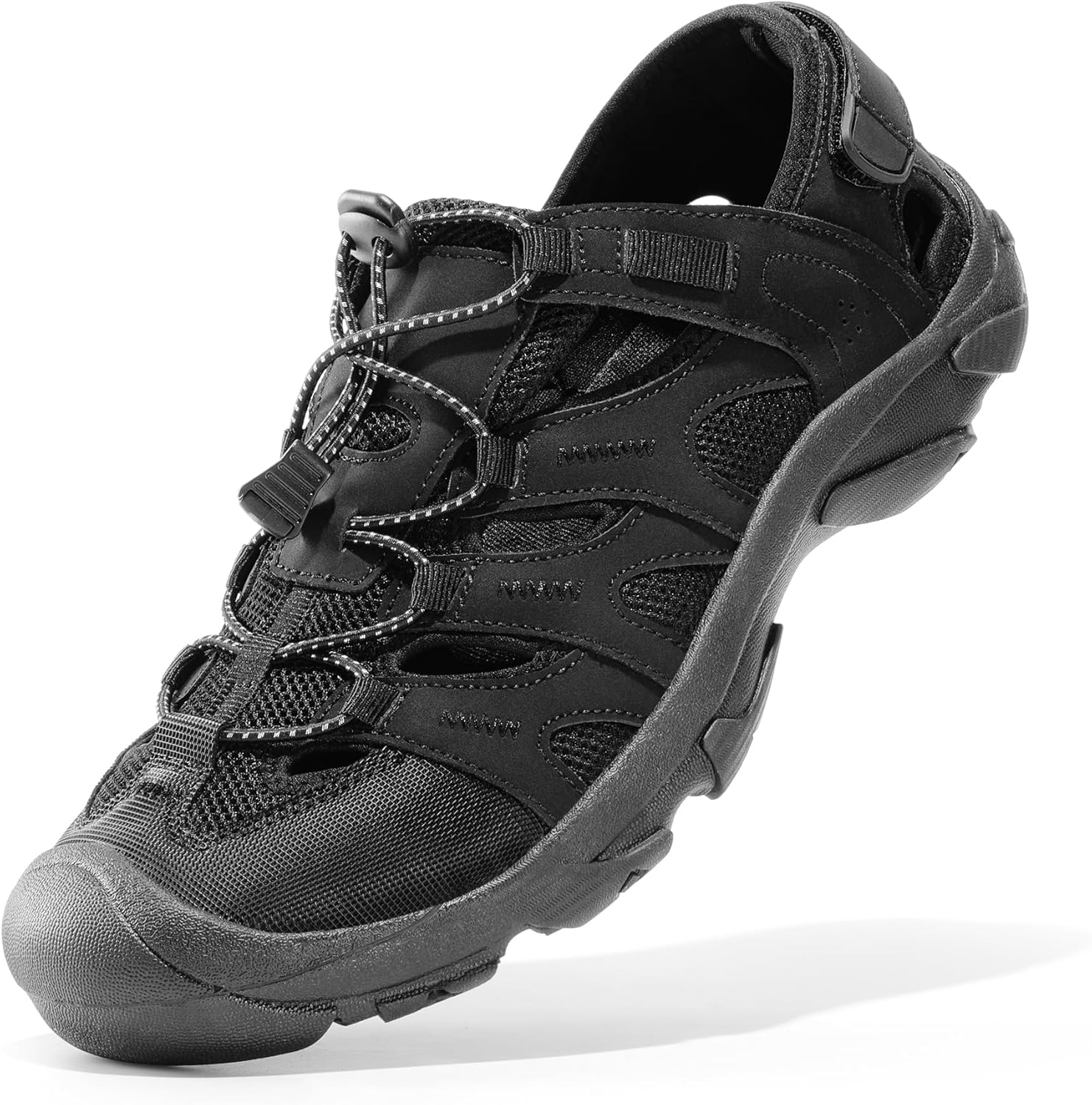 GRITION Mens Closed Toe Hiking Sandals Summer Ou In Pakistan - Foto 2