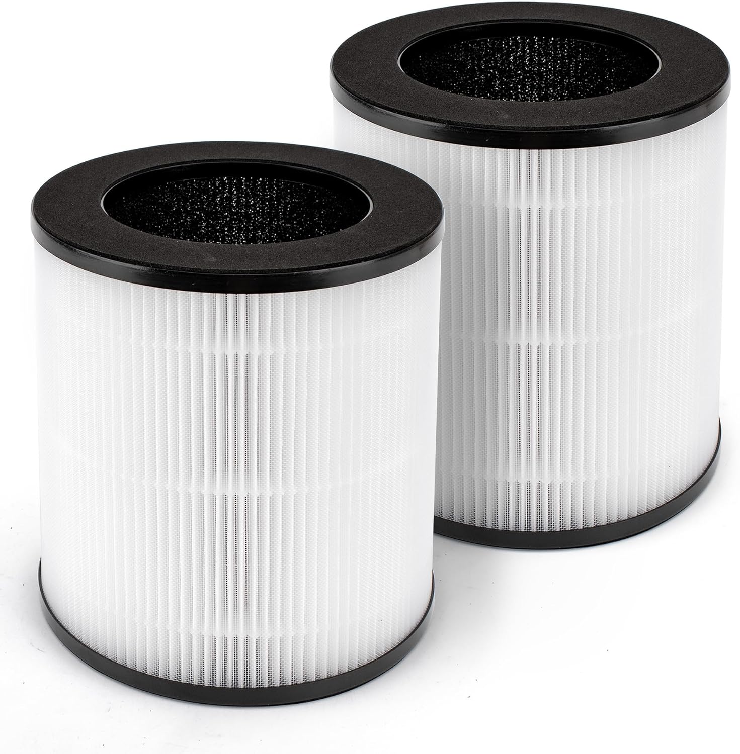 KJ120 Replacement Filters Compatible with Hisense KJ120 & Enther AP1C Air Purifiers, 2-Pack Premium Filters with Activated Carbon 3-Stage Filtration Air Clean Dust VOCs