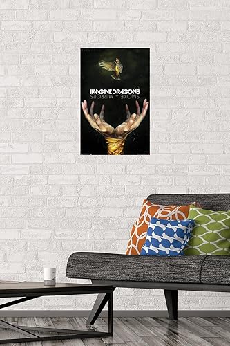 Miniatura 2 de Trends International Imagine Dragons - Póster de pared ahumado, 14.725 x 22.375 pulgadas, versión premium sin marco