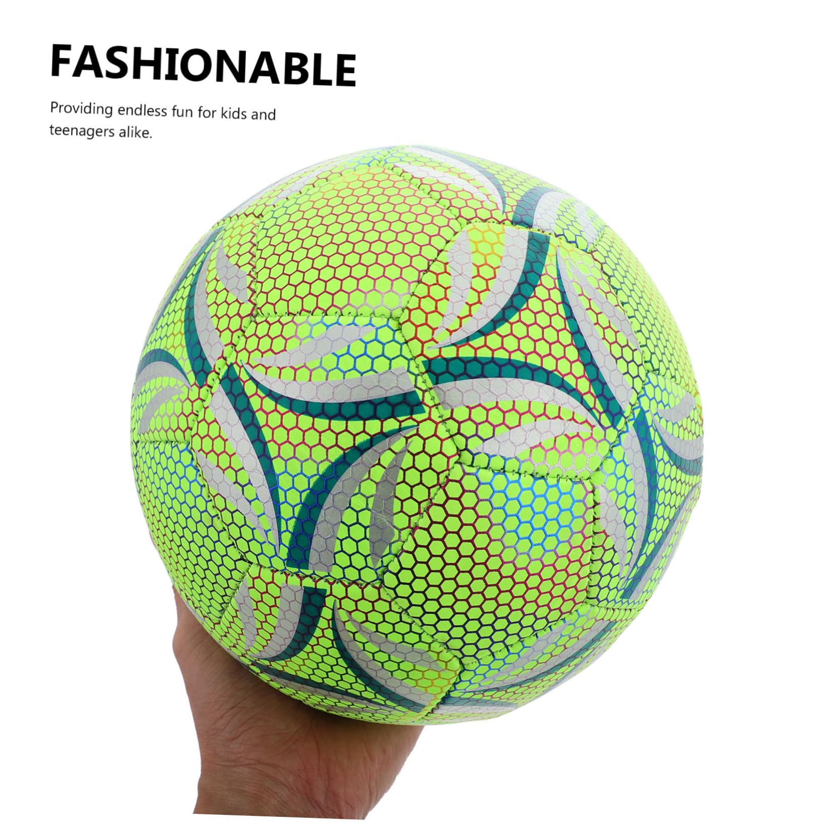 Toddmomy Fútbol Luminoso Brillante para Niño Adolescente Balón de Fútbol para Entrenamiento Diurno y Nocturno Balón de Deporte Luz