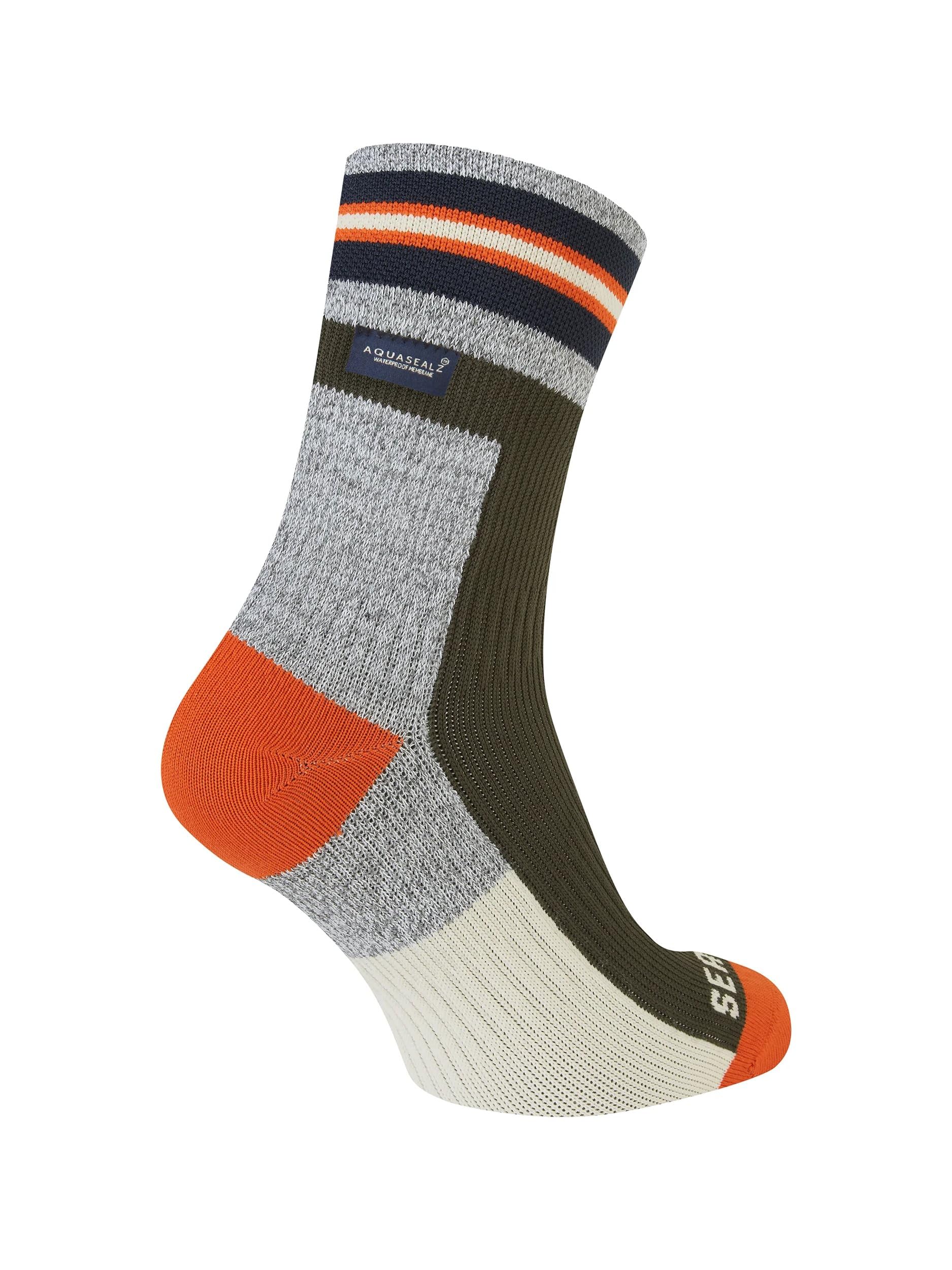 Sealskinz Surlingham Waterproof All Weather Ankle Length Striped Sock Surlingham Chaussettes imperméables toutes saisons à rayures Mixte (lot de 1)