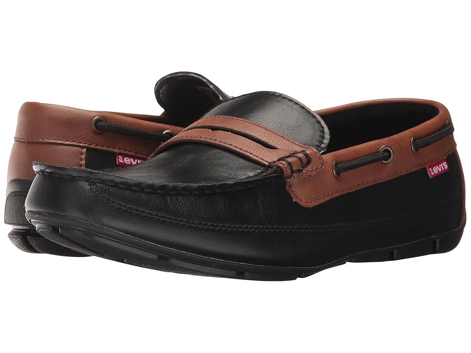 New Levi's(r) Shoes Pierce Burnish (Black) Men's Slip on Shoes