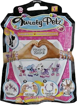 Twisty Petz Mystery Bag. One Surprise Inside. Adorable, Collectible petz Transform into Friendship Bracelets. for Girls 6-12.