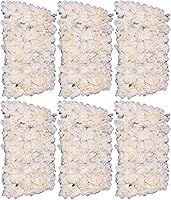 Vista 18 de Paneles de pared de flores artificiales de 16 x 24 pulgadas, tapetes de pared de flores de seda para jardín al aire libre, patio, valla, valla de 4