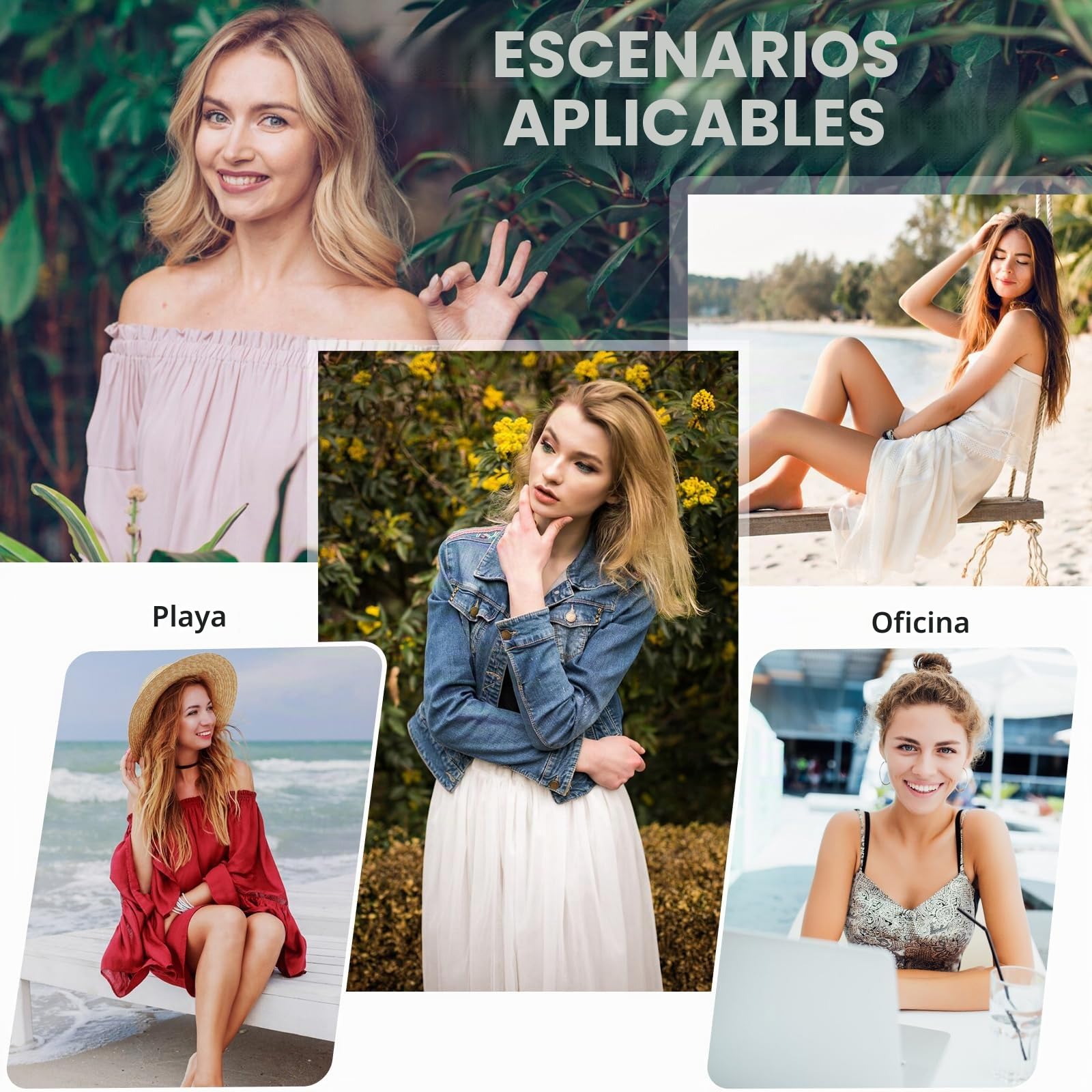 Sandalias Deportivas Mujer Verano Comodas Caminar Antideslizantes Ligera Ajustables Zapatillas Negro 42