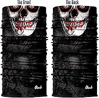 Vista 139 de Obacle - Tapabocas con cuello polar y de estilo de pañuelo contra el polvo y el sol para hombre y mujer