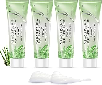 Parasoft Cream for Dry & Dehydrated Skin Intense Moisturizer, Nourishing Cold Cream & Winter Cream Goodness of Aloe vera for both Men & Women - 60GM (Pack of 4)