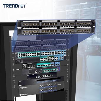 TRENDnet 48-Port Cat6 Unshielded Patch Panel, TC-P48C6