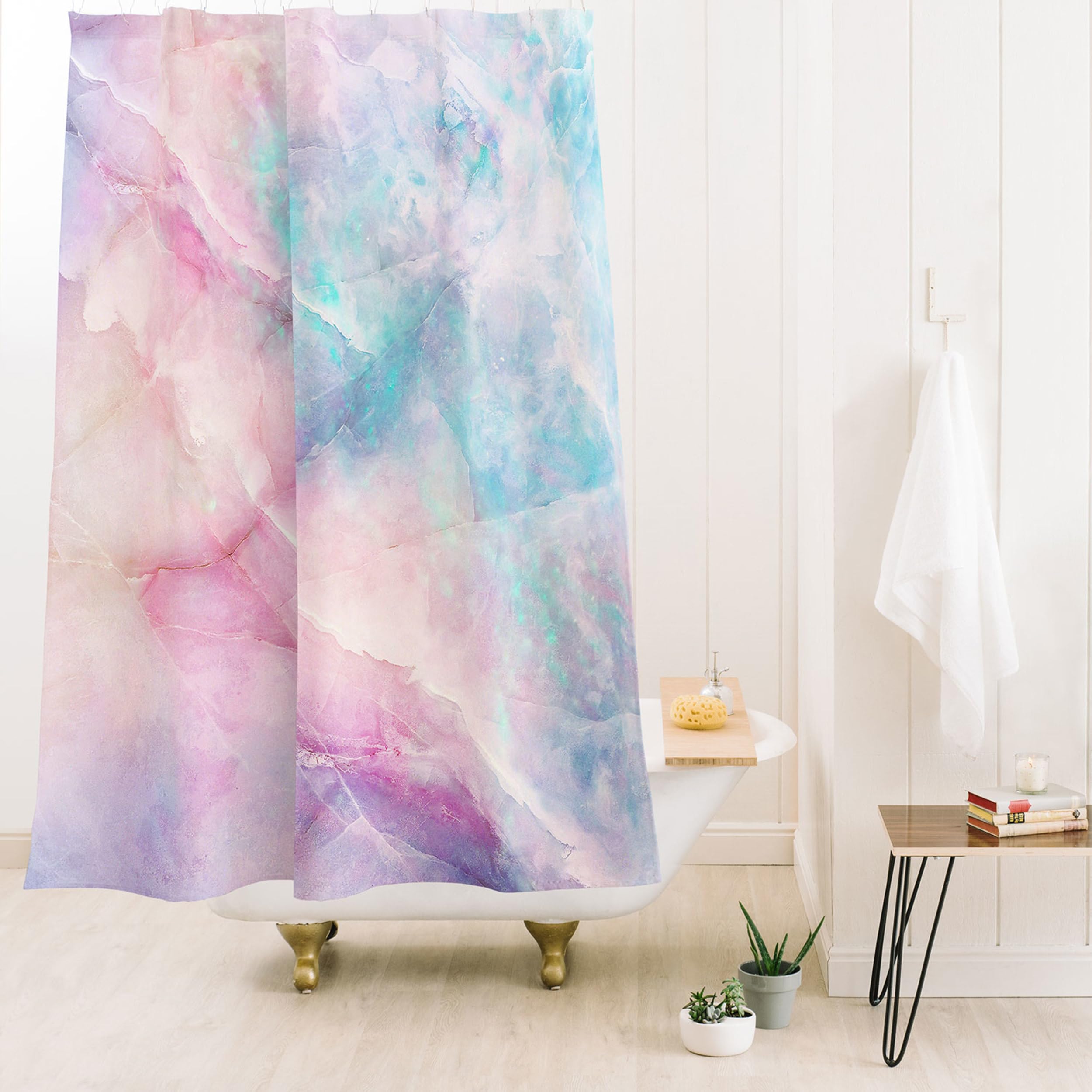 Society6 - Cortina de Ducha, Multicolor, 182,88 cm x 69" x 0,1"