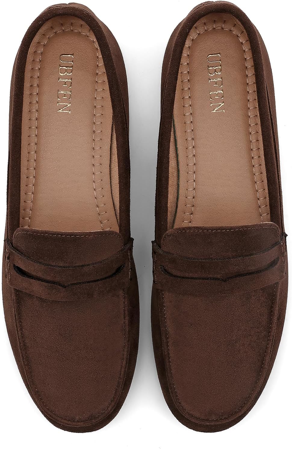 UBFEN Womens Penny Loafers Comfortable Lightweight Walking Flats Slip On Spring Fall Shoes for Work and Leisure - Image 4