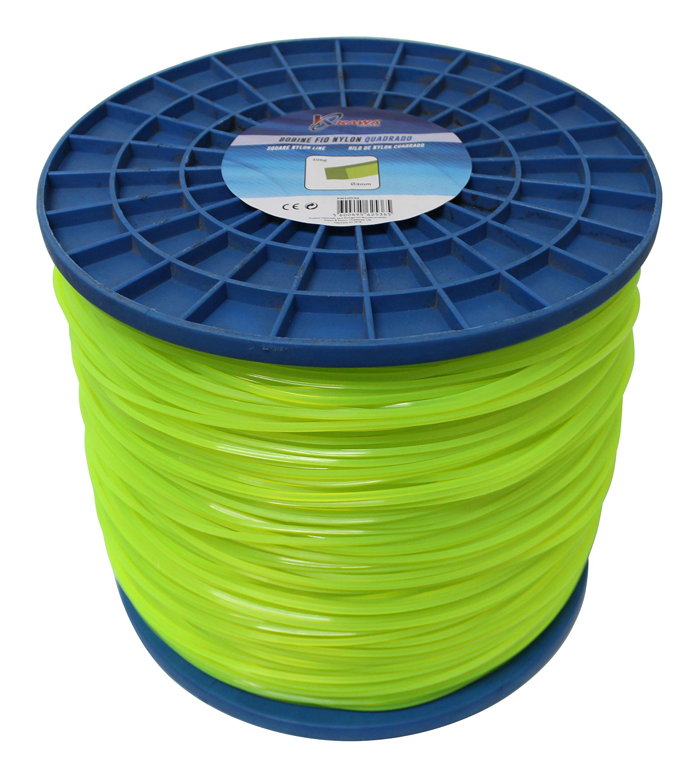 kawapower kw100 – 91 filo di Nylon per decespugliatori 3 mm 10 kg Quadrato