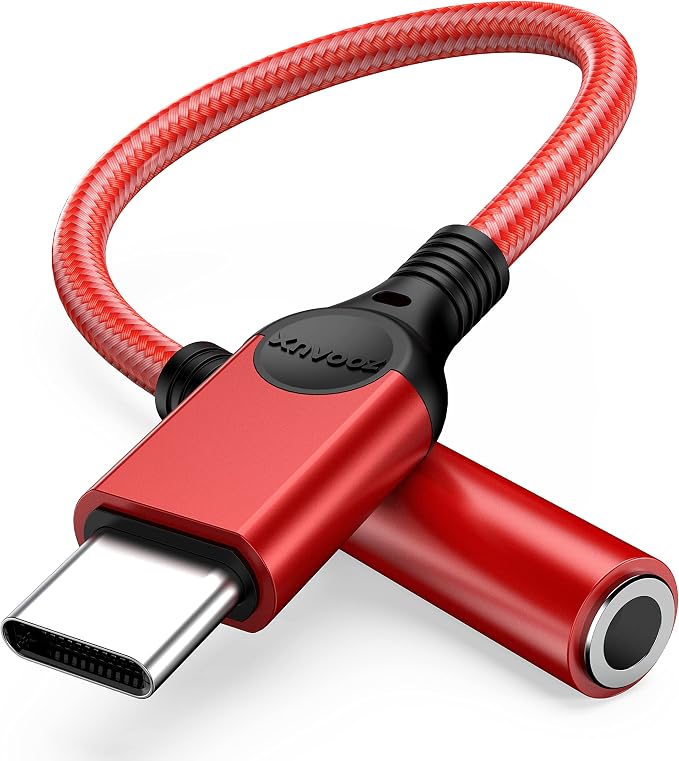 ZOOAUX USB-C to 3.5mm Headphone Jack Adapter