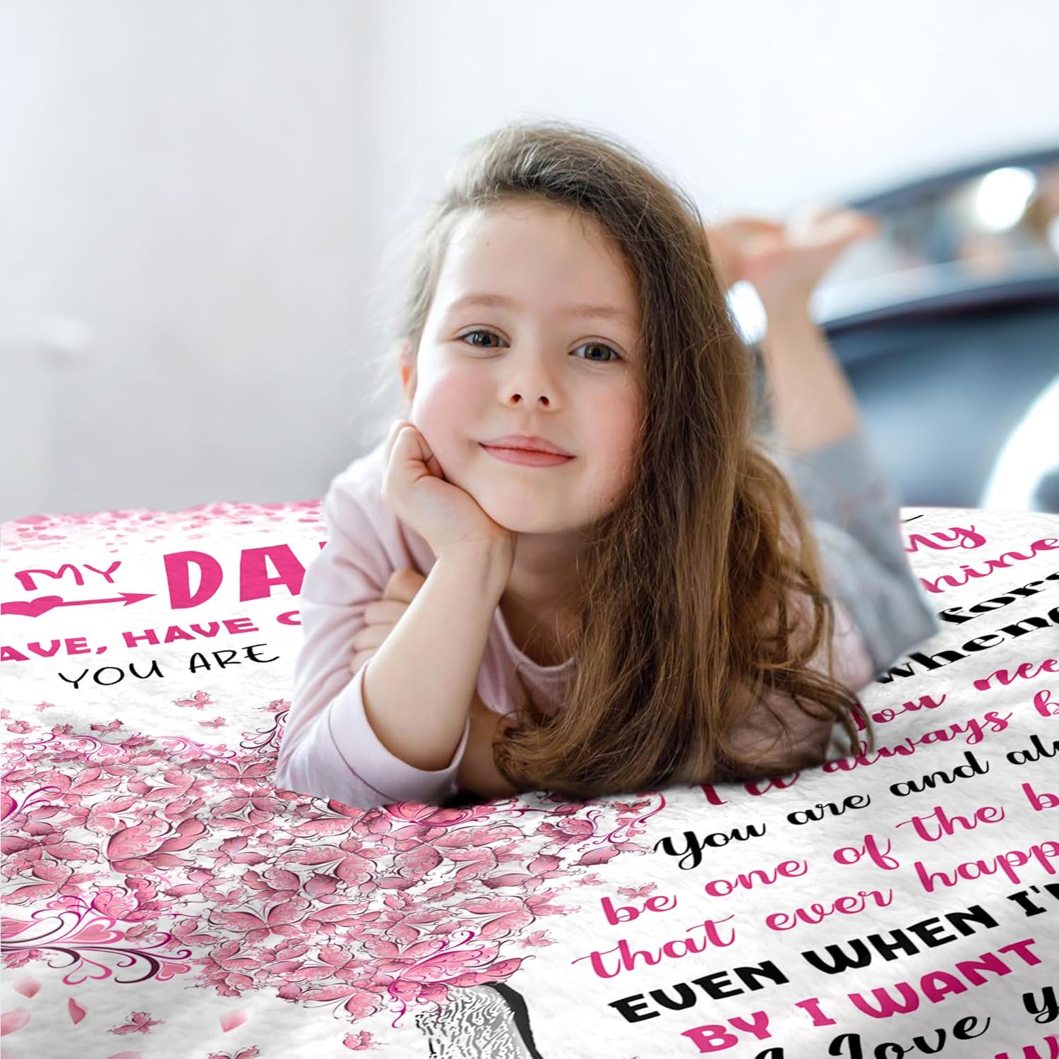 Daughter Gifts from Mom Dad - Valentines Day Gifts for Daughter - Daughters Birthday Gift - Best Daughters Ever Gift - Mothers Day Present for Daughter's - to My Daughters Blanket 60"X 80" - Image 4