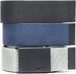 Nike mens 3 Pack Web Belt