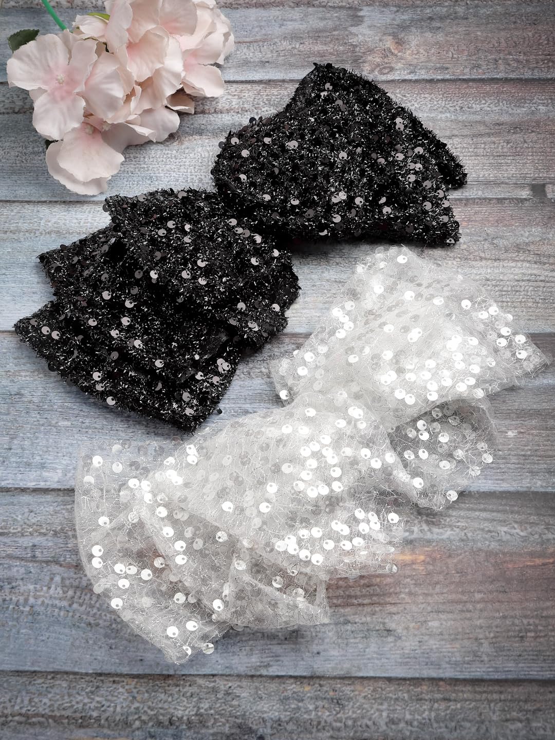 Vogue Hair Accessories Black And White Fancy Party Bow Hair Clip Back Clip For Girls and Women Set Of 2 (B0D9M3S8Y6) Amazon Price History, Amazon Price Tracker