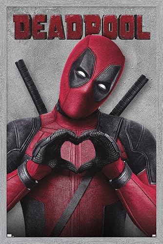 Miniatura 5 de Trends International Marvel Deadpool Legacy - Póster de pared de corazón, 22.37 x 34.00 pulgadas, versión premium sin marco