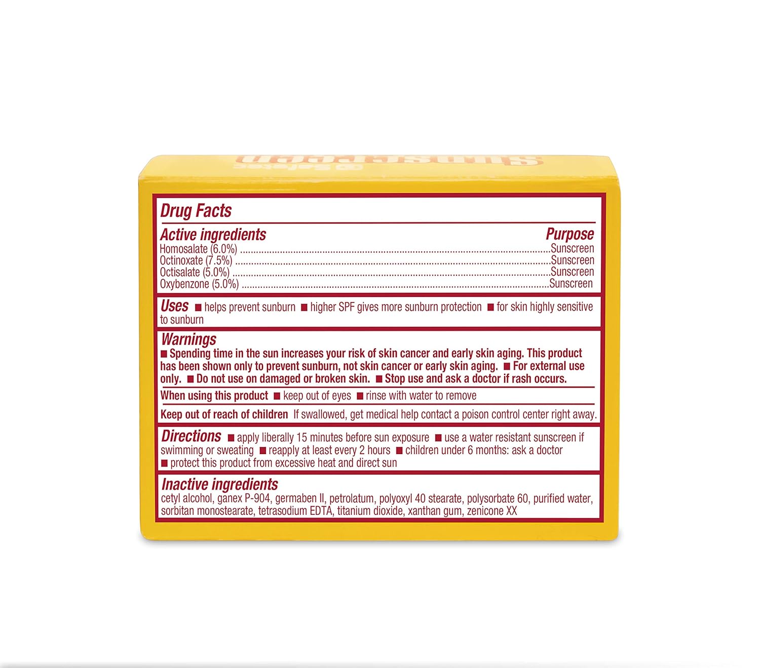 Safetec Sunscreen Lotion, 3.5 g. Pouch (6 Pack of 25ct Pouches) SPF30