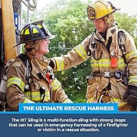 Vista 7 de Rock-N-Rescue Arnés de nailon RIT con bolsa