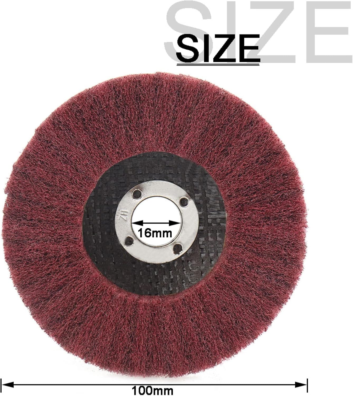 100mm Scouring Pad Buffing Wheel Nylon Fiber Flap Polishing Grinding Disc 4'' Sanding Disc Metal Cut Off Wheel For Angle Grinder,C Mix