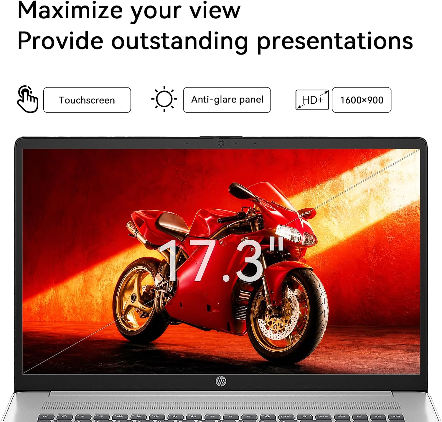  17 Inch Laptop Touchscreen Computer, 17.3 HD+ Business Laptop AI PC, Intel Core 5(> i7-1355U, 10-Core), 64GB RAM 2TB SSD, Windows 11 Pro, Backlit Keyboard, USB-C (Displayport) & HDMI, Copilot Key thumbnail