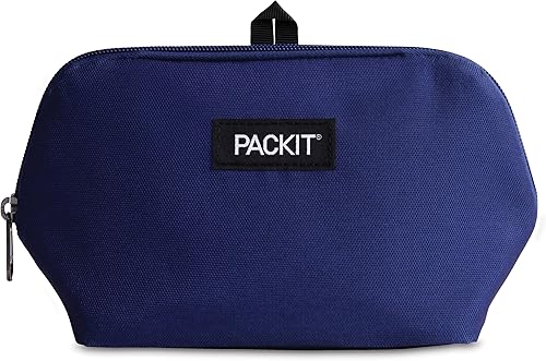PackIt Bolsa de aperitivos congelable, construida con tecnología EcoFreeze plegable, reutilizable, cierre de cremallera que se bloquea en aire