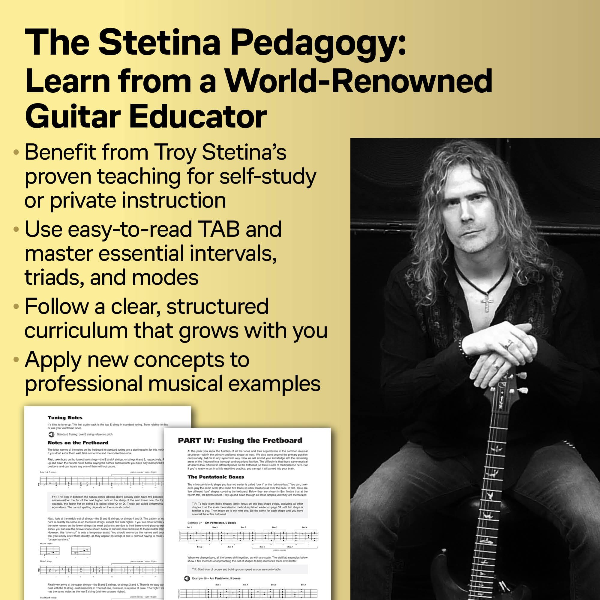 Fretboard mastery guitare +cd: Includes Online Audio Access