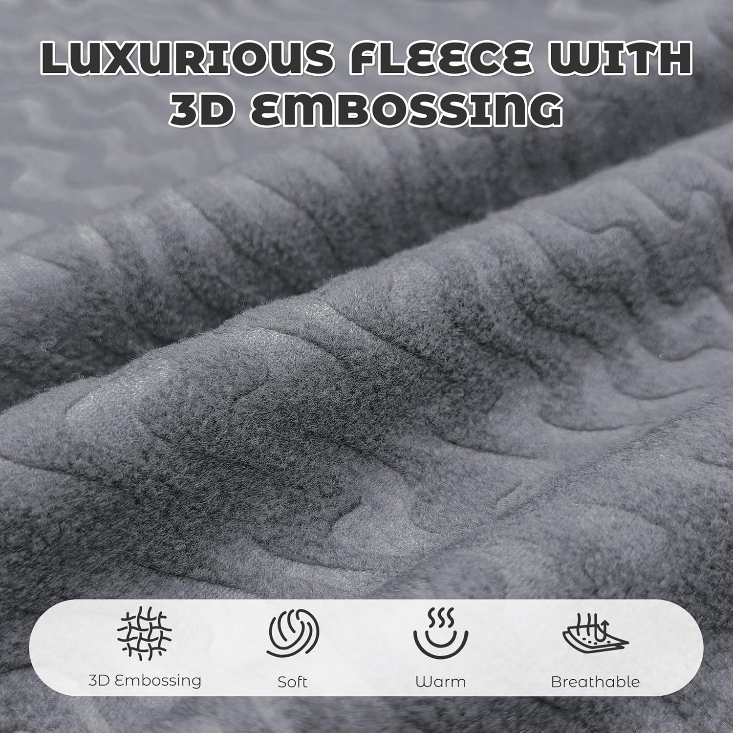 HEARTNICE Fleece Pajamas for Women Button Down Warm Set Soft Classic Lapels Pjs 2 Piece Sleepwear Cozy Lounge - Image 3