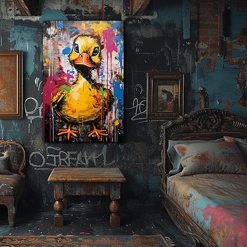 Miniatura 205 de ANRUOXI Graffiti - Lienzo decorativo para pared, diseño abstracto retro, pintura urbana moderna, póster de decoración de pared de zapatos para