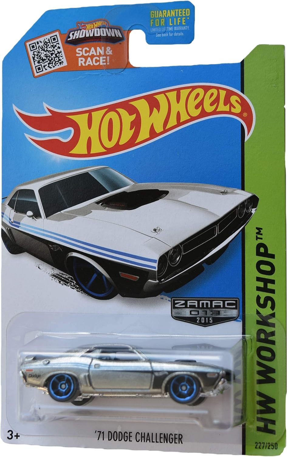 Hot Wheels Zamac '71 Dodge Challenger - Workshop 227/250