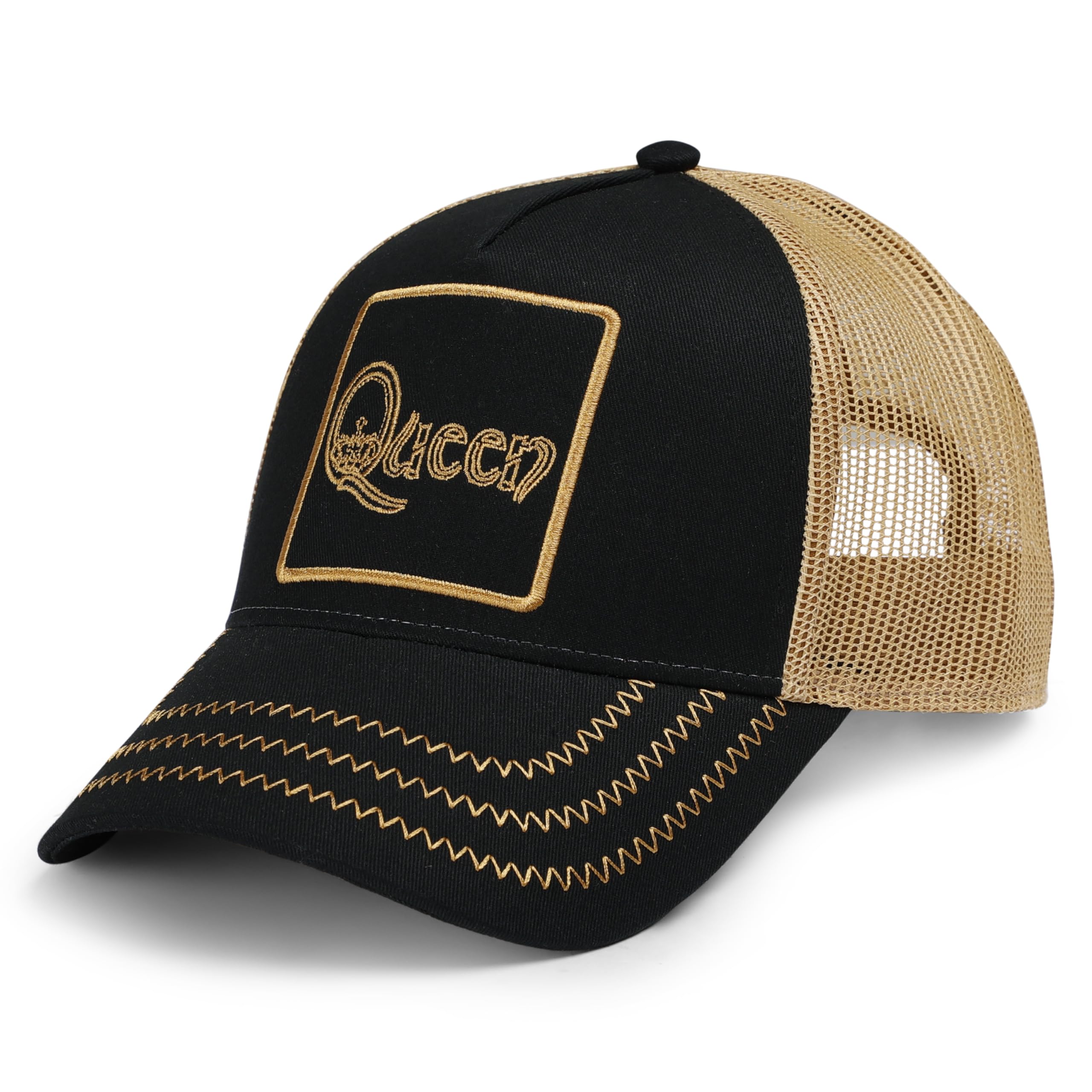 Paradiso Clothing Unisex Queen Band Logo Trucker Baseball Cap