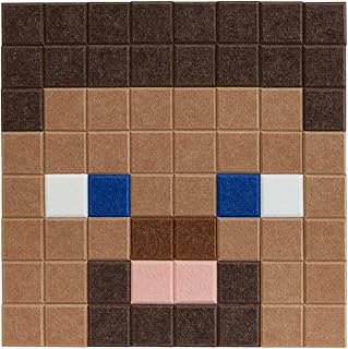 felt right Minecraft Collection Steve | Classroom Decor | Acoustic Wall Panels | Home Decor | Felt Wall Panels | Felt Tiles for Accent Walls | Decorative Bulletin Board