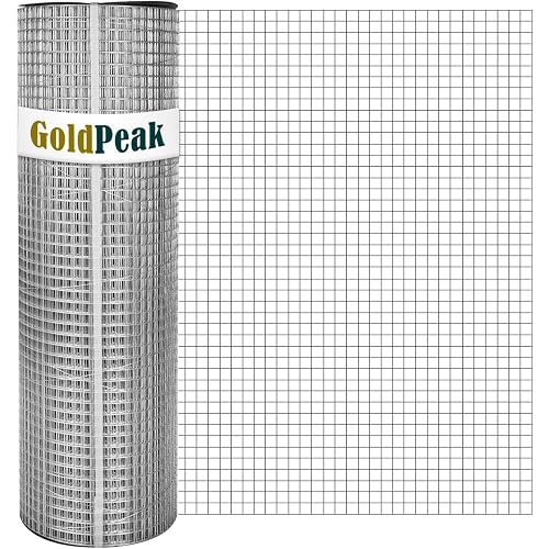 GoldPeak Hardware Cloth 1/2 inch Chicken Wire Fencing 72 in x 50 ft 19-Gauge