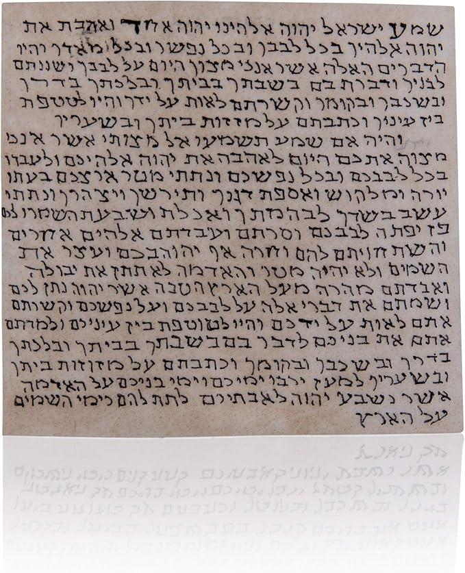 Bíblica World Kosher Mezuzah Scroll. Klaf Mezuza Pergamino 100 Kosher