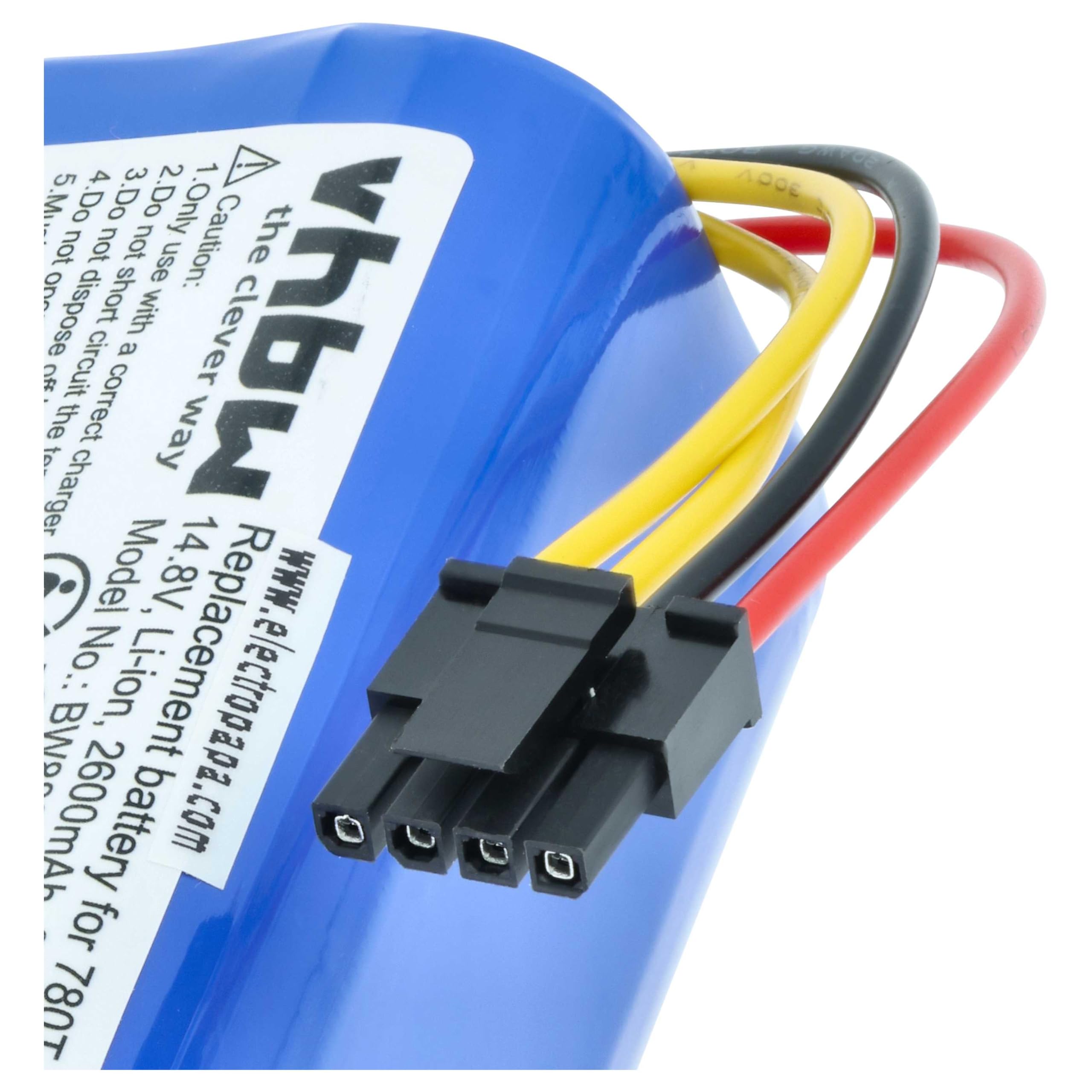 vhbw batteria sostituisce Sencor SRX 1002, 4INR19/66 per home cleaner (2600mAh, 14,8V, Li-Ion)
